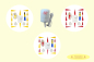 Preview: Sterne-Set A1b gelb/rot/gelb-rot